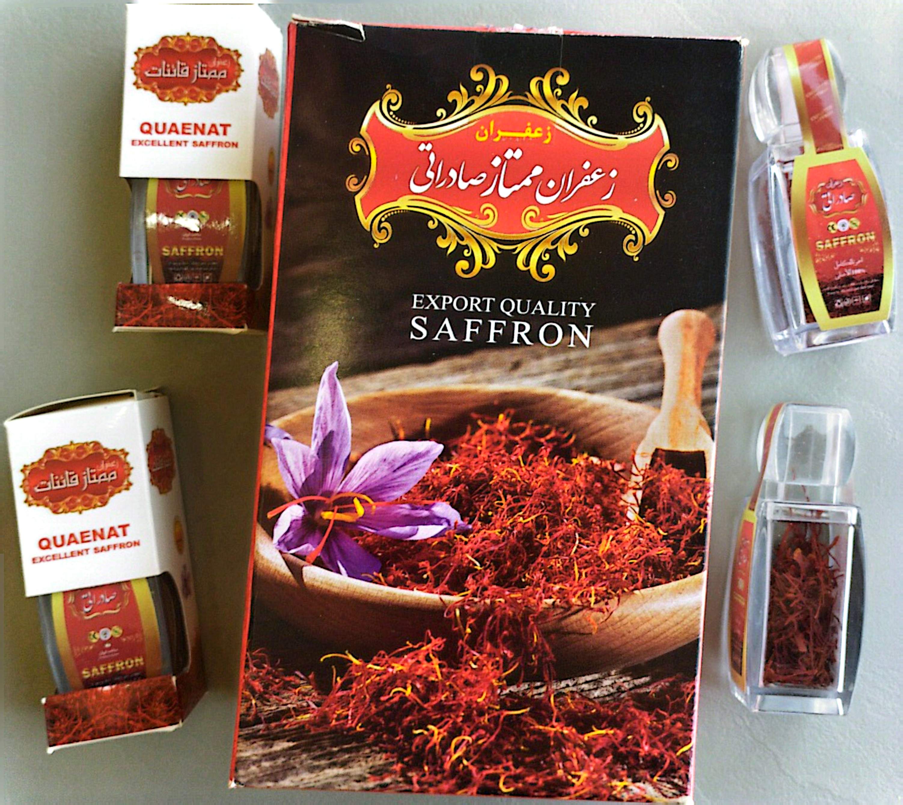 زعفران صادراتی درجه یک – کریستال یک گرمی سوپر نگین ، بسته بندی دوازده تایی| برند معجزه